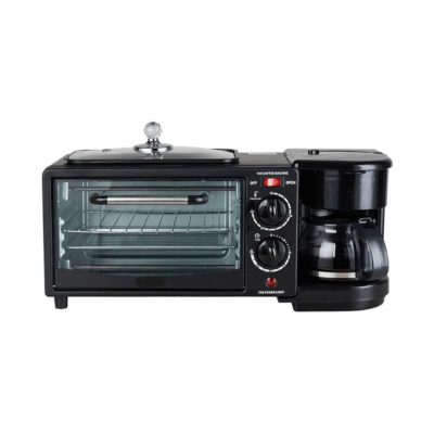 Machine à café 3 en 1/ Four, cafetière, plaque chauffante