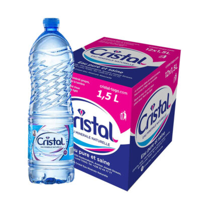 CARTON EAU CRISTAL 1,5 L